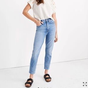 Madewell The Mom Jean Distressed Size 27 TALL Length